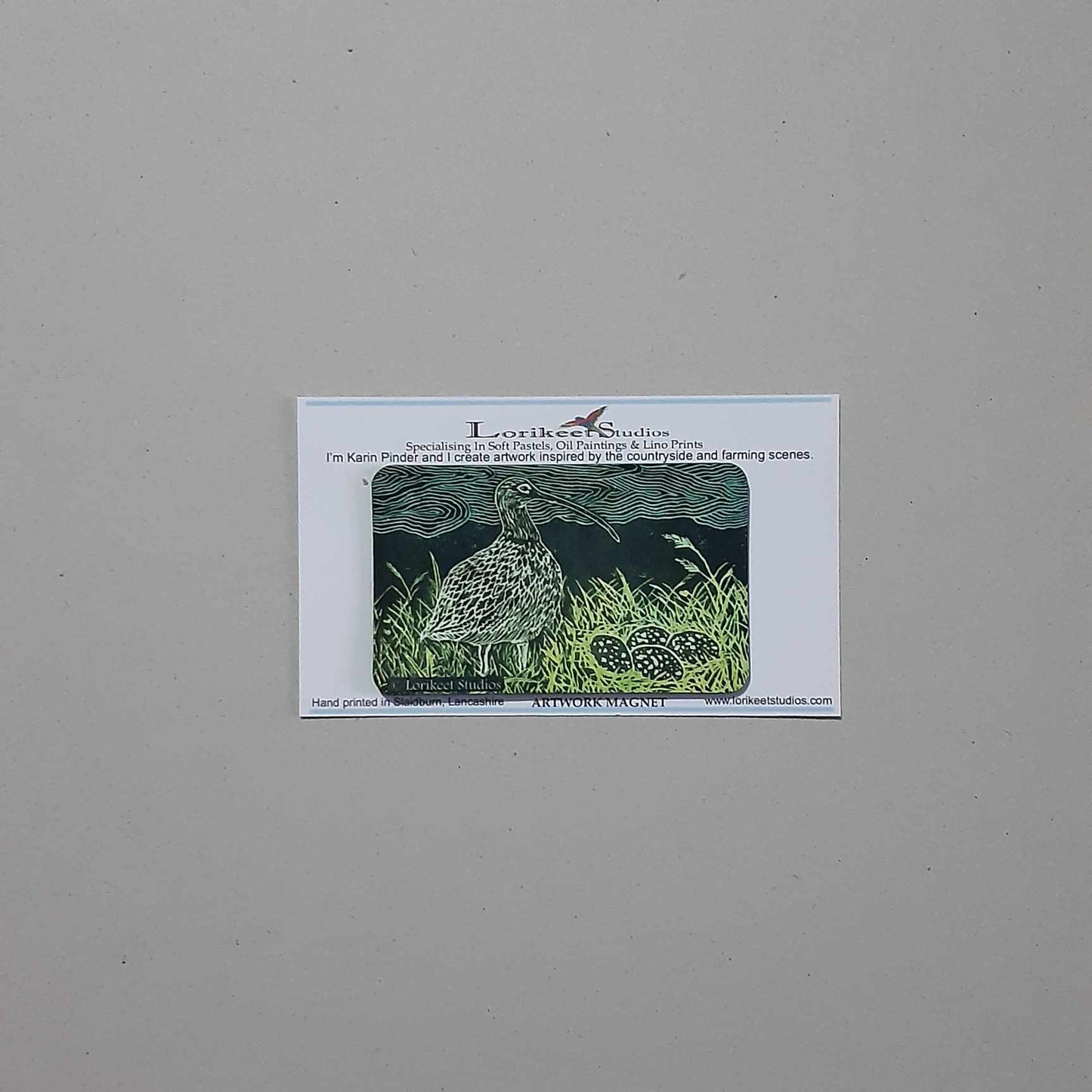 A Curlew's Nest Artwork Magnet