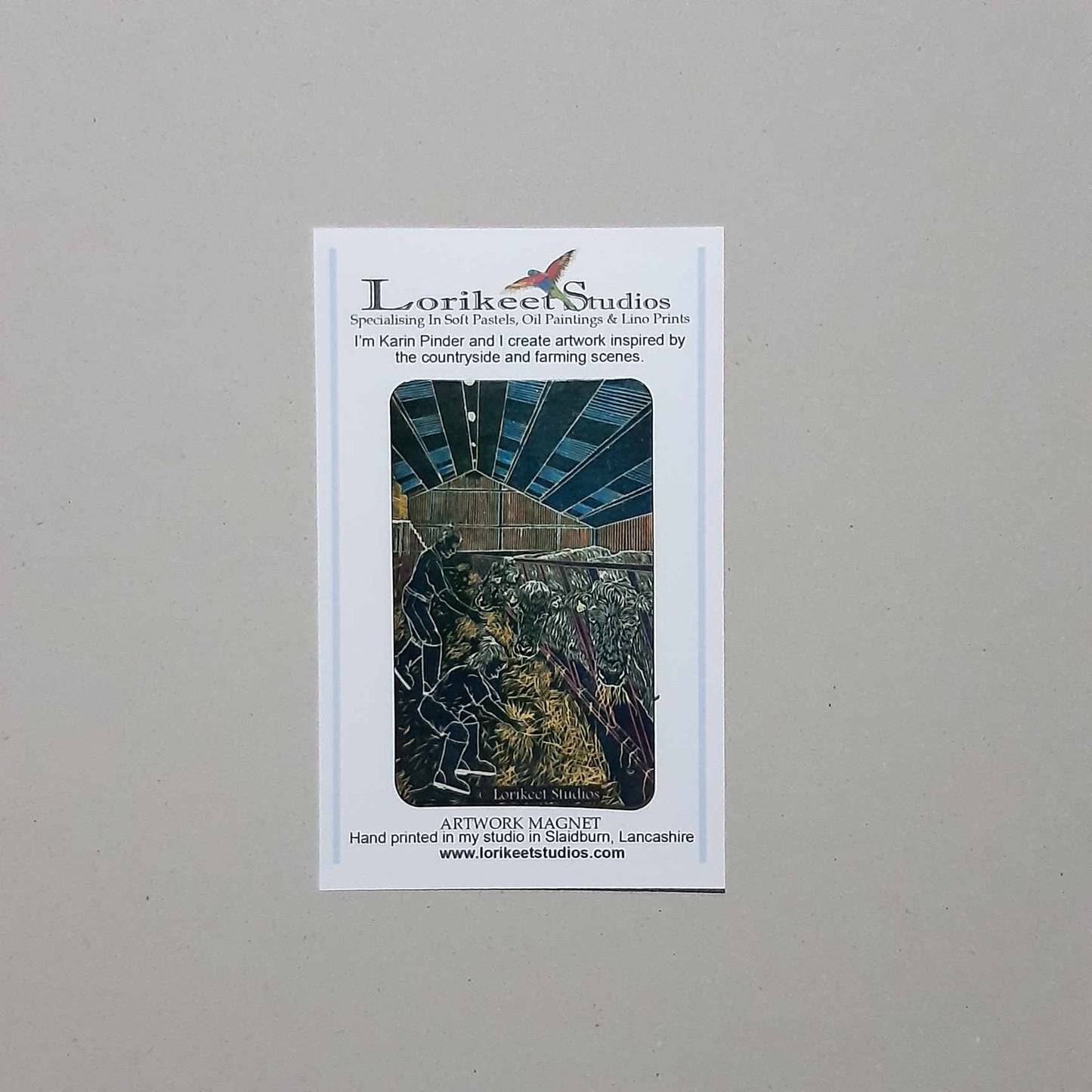 Dad's Helper Artwork Magnet