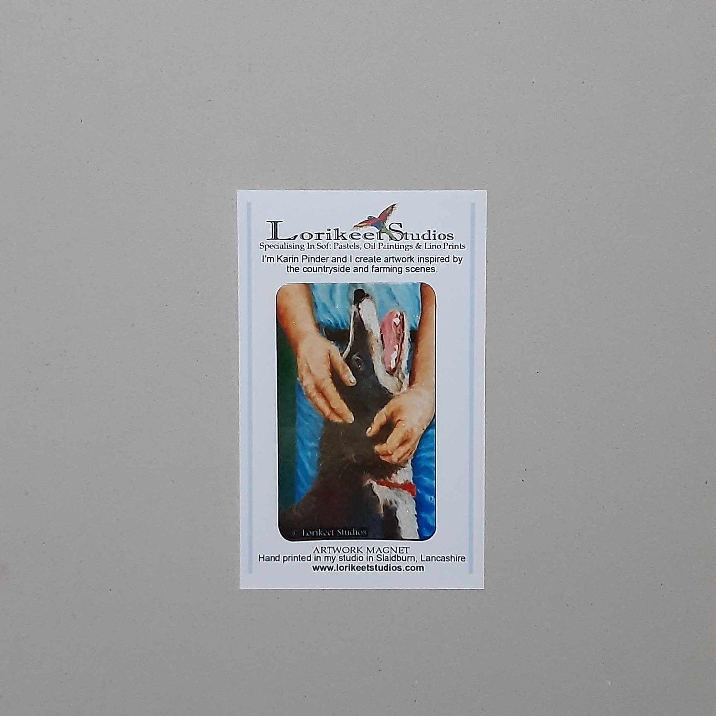 A Working Dog Artwork Magnet