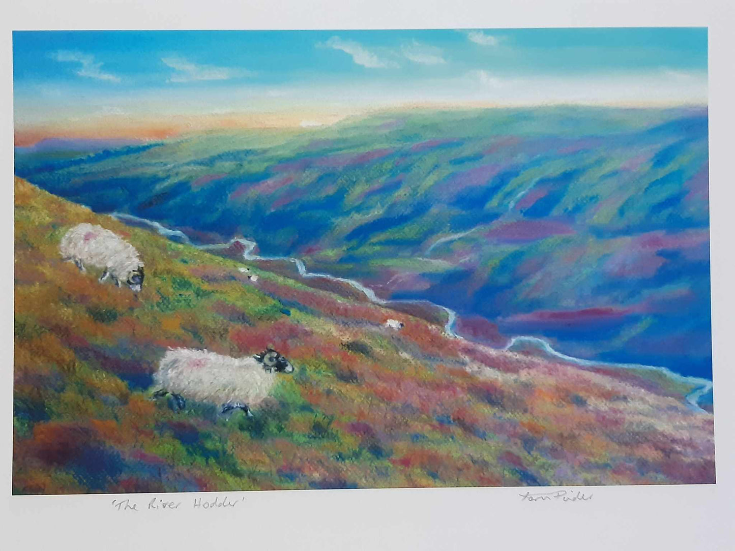 The River Hodder Lancashire Wall Art Print