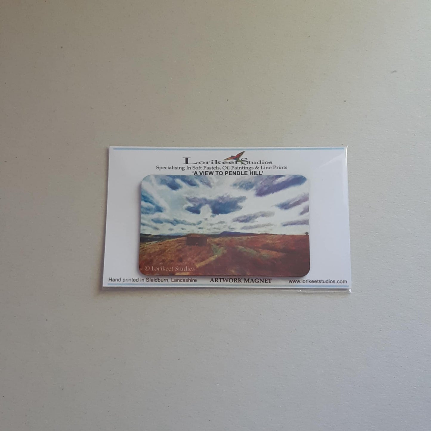 A View To Pendle Artwork Magnet