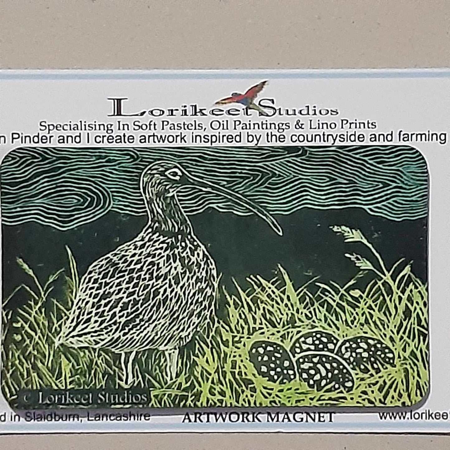 A Curlew's Nest Artwork Magnet