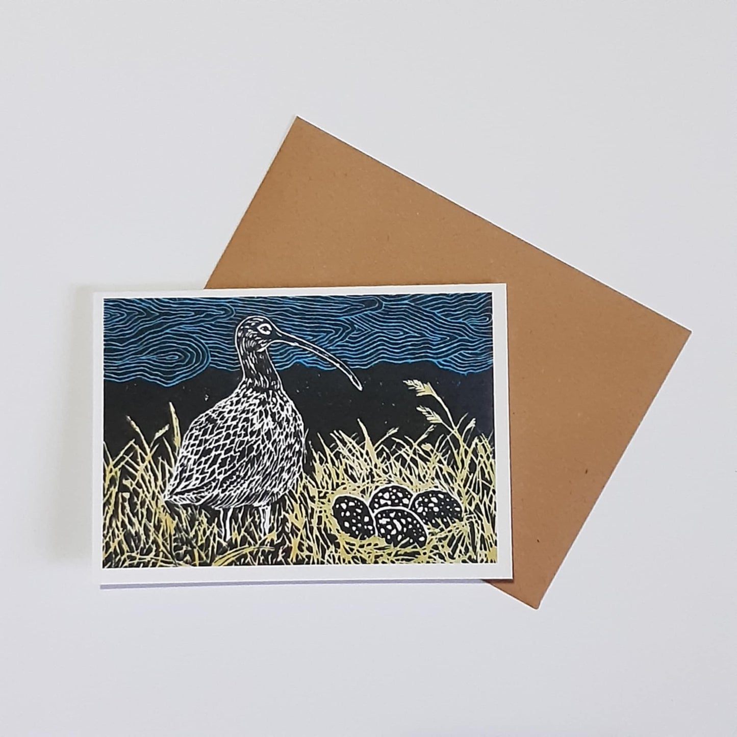 Lino Print Notecards Set of 5 Assorted Designs A6 Size