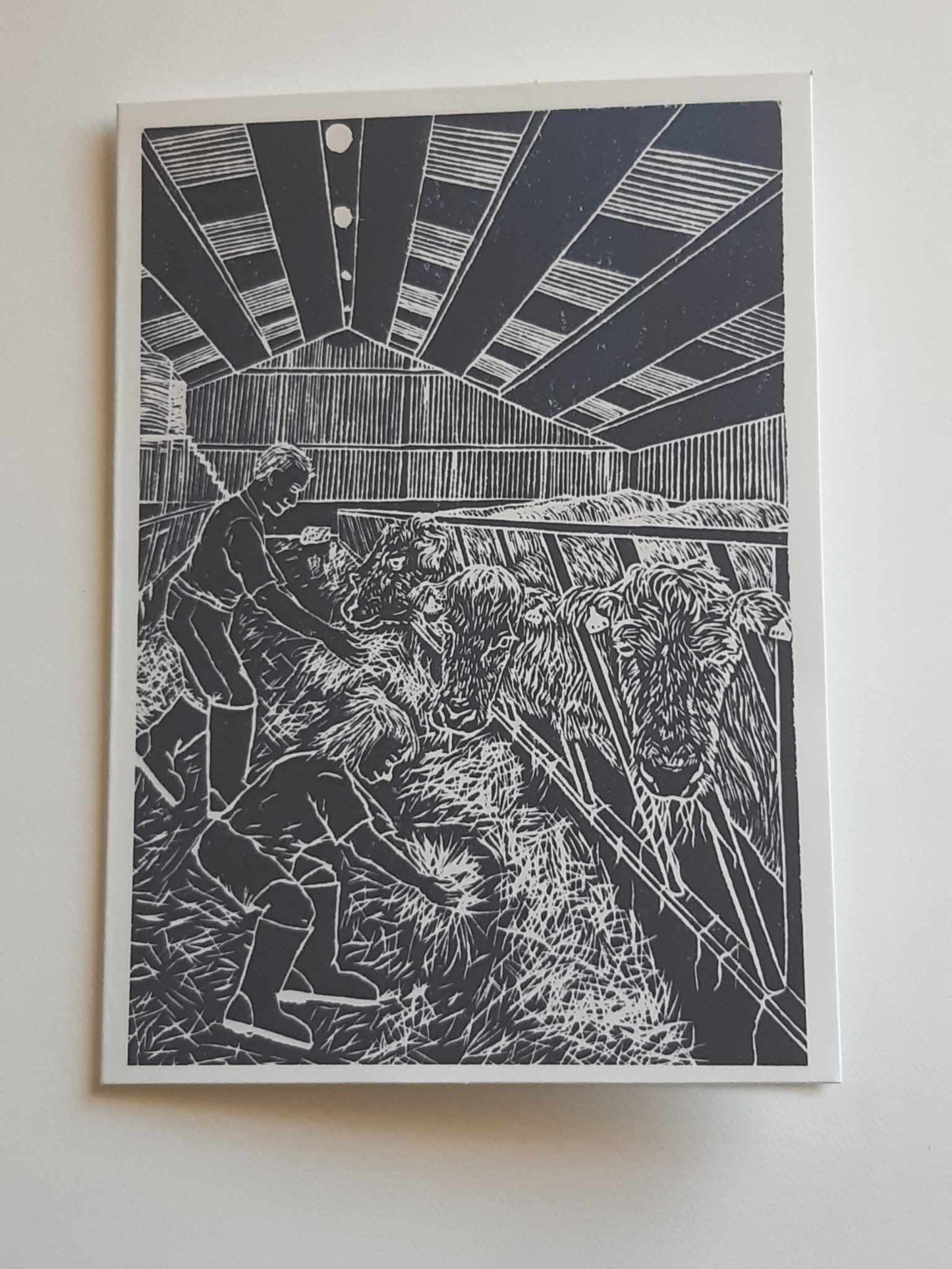 Dad's Helper 5 x 7 Inch Greeting Card