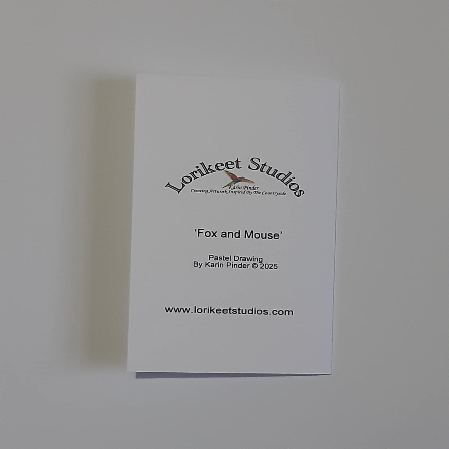 Animal Artwork Notecards Set of 5 Assorted Designs A6 Size