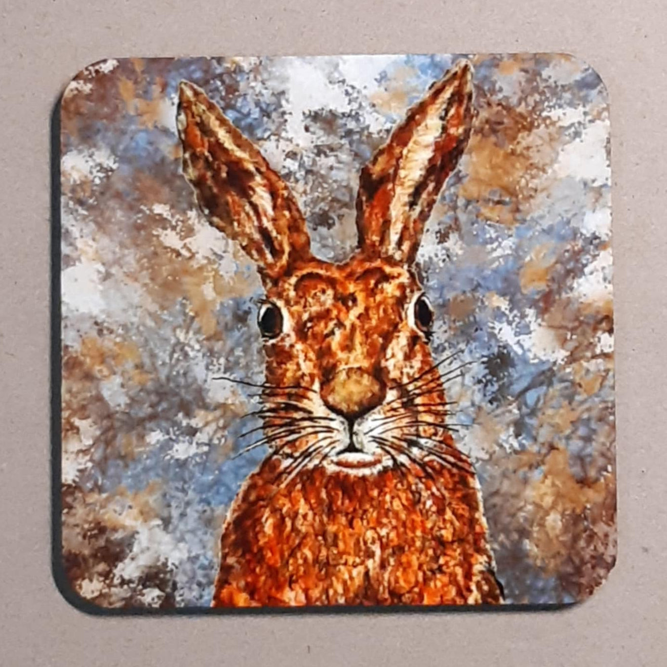 Hare Coaster Single Coaster Or Set Of Four Coasters