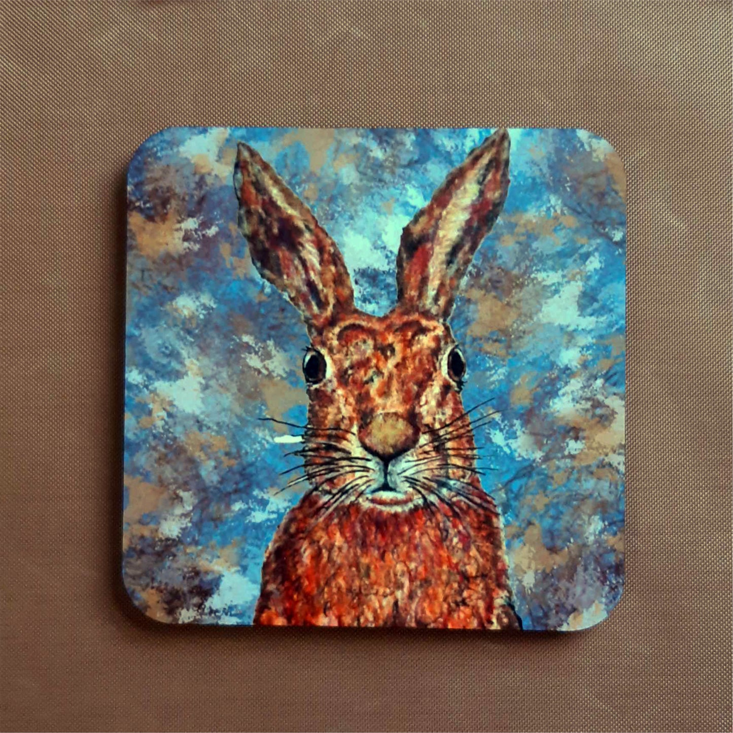 Hare Coaster Single Coaster Or Set Of Four Coasters